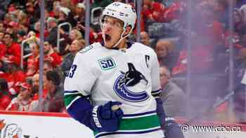 Canucks captain Horvat forced to leave wife, newborn at home ahead of Cup chase