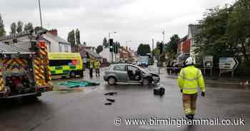 Woman taken to hospital following busy junction smash in Walsall - Birmingham Live