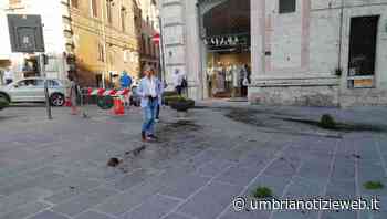 Vandalismo Urbano a Perugia. Ragazzo straniero crea il caos nel centro storico. - Umbria Notizie Web