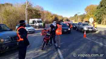 Coronavirus: impidieron en Salsipuedes el paso de unos 200 autos que llegaban desde Córdoba - Vía País