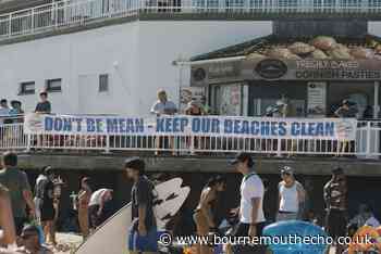 Boscombe's Sorted Surf Shop host weekly beach litter picks