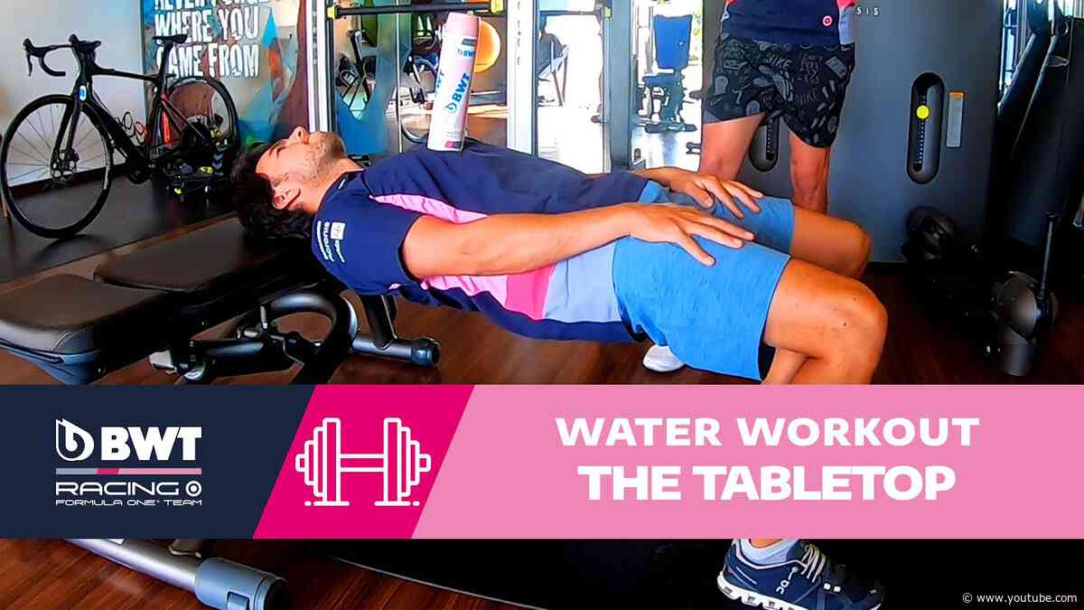 The Treacherous Tabletop! | BWT Water Workout with Sergio Perez