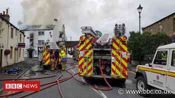 Gargrave pub fire: Man critical after roof rescue