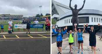 Football fan running to every stadium in the UK visits Bristol City and Bristol Rovers - Bristol Live