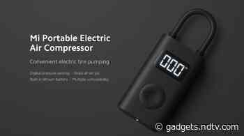 Mi Portable Electric Air Compressor Teased to Launch in India on July 14