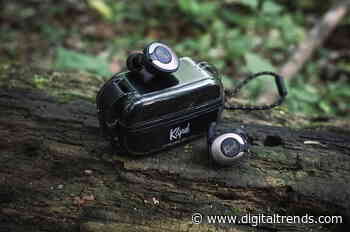 Klipsch’s McLaren Edition buds have a wireless charging pad for easy pit-stops