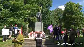 Statue of Christopher Columbus removed from park in Buffalo