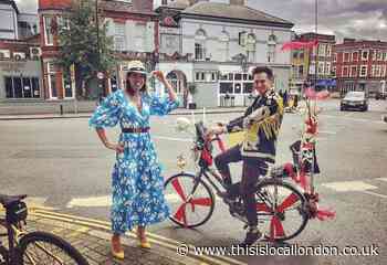 Back into town with #LadyWimbledon