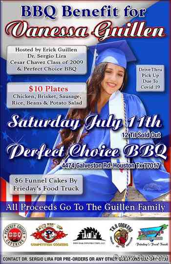 BBQ benefit and car cruise being held in honor of Spc. Vanessa Guillén
