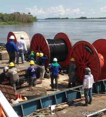 Amazonas Energia lança cabo subaquático no município de Coari - D24AM