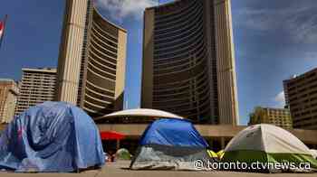 Protesters occupying Nathan Phillips Square dismantle encampment