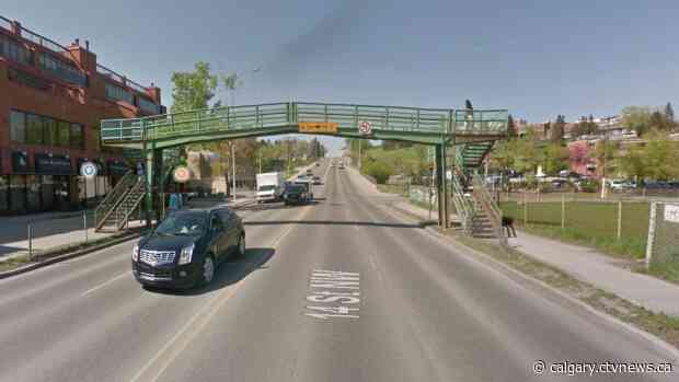 Pedestrian bridge at 14th Street and 7th Avenue N.W. being replaced with at-grade crossing