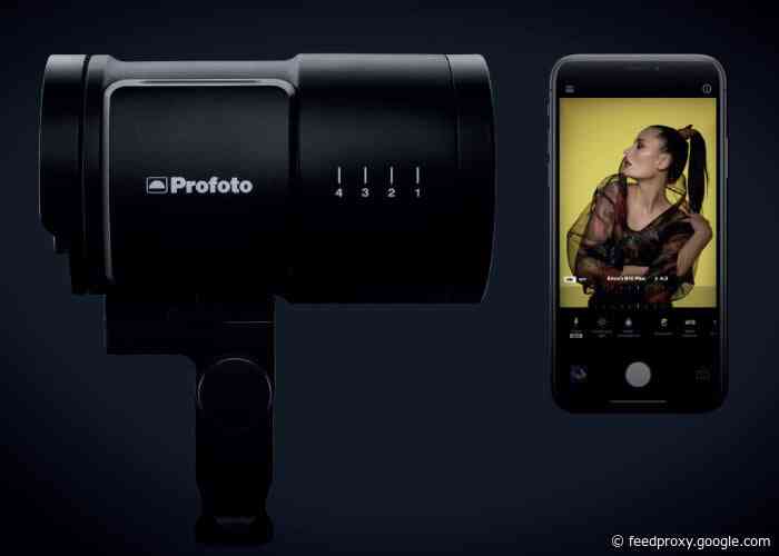 Profoto B10 flash designed for smartphones