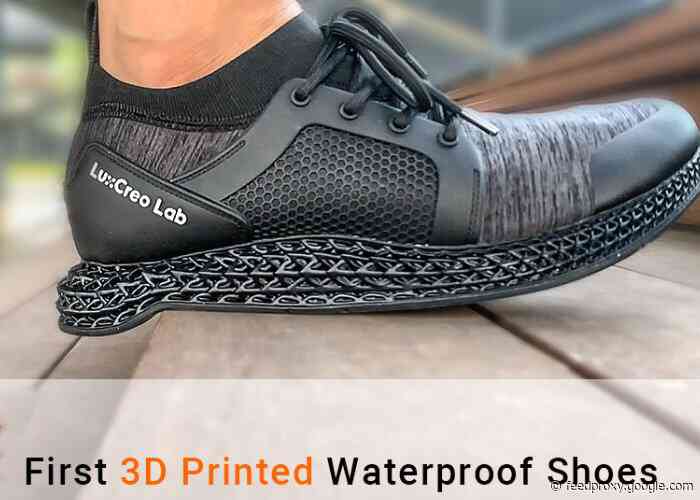 Bisca360 3D printed waterproof shoes