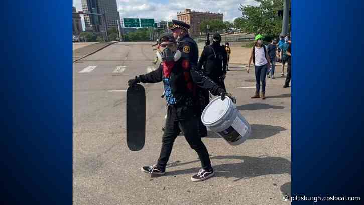 Pittsburgh Police Seek To Identify Man Who Allegedly Threw Objects At Police And Helped Incite A Riot