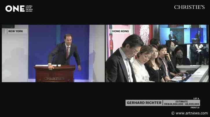 Christie’s Nets $420 M. in First Livestreamed Global Relay Auction Led by $46.2 M. Lichtenstein Nude