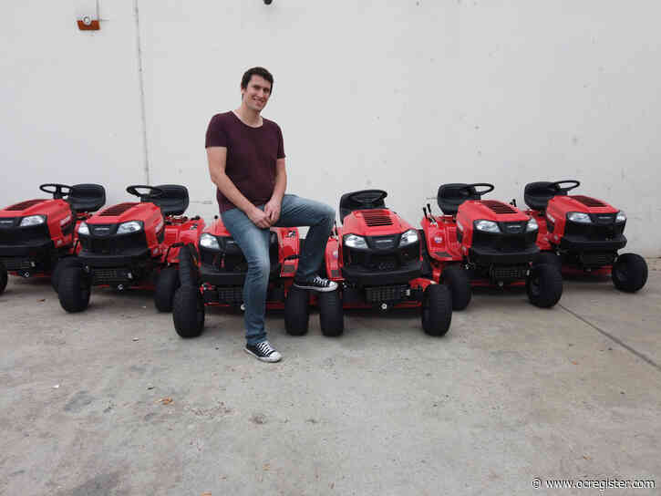 These lawnmowers are off to the races, and it’s going to take a while to reach the checkered flag