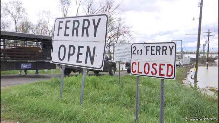 Second Plaquemine/Sunshine ferry will be out of service for 8 weeks