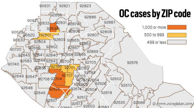 Coronavirus: In five days, 5,796 new cases were reported in Orange County