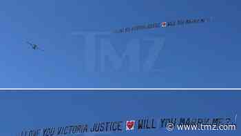 Victoria Justice Says 'Maybe' To Skywriting Wedding Proposal From Secret Admirer - TMZ
