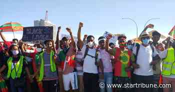 1,500 shut down freeway briefly to protest Ethiopia's treatment of Oromo