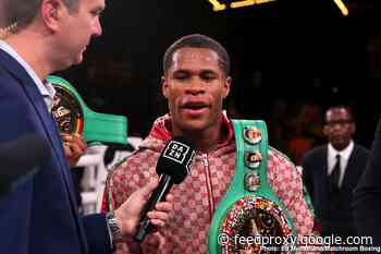 Devin Haney ready to return to the ring