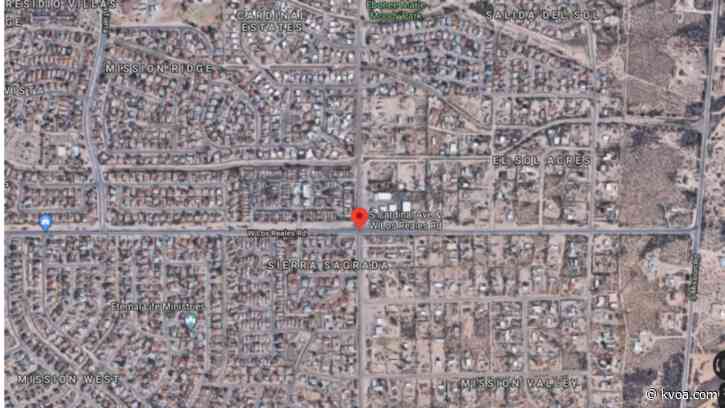 Single vehicle collision reported at Cardinal Ave, Los Reales Rd
