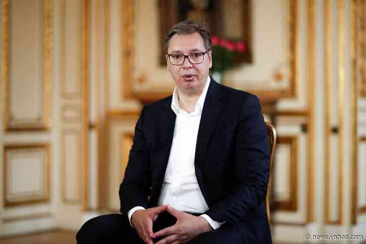Serbia&#39;s Vucic blames opponents for orchestrating violent protests