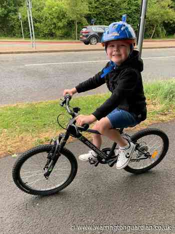 Six-year-old cycles 100km to raise money for Chester Zoo despite injuring foot