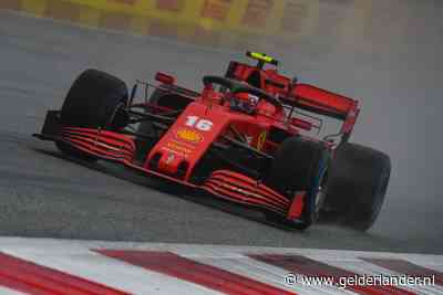 Ferrari-coureur Leclerc drie plaatsen naar achteren door straf
