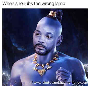 When She Rubs The Wrong Lamp – Will Smith Jada Cheating Meme