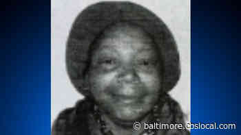 Baltimore Police Searching For Missing 62-Year-Old Woman - CBS Baltimore