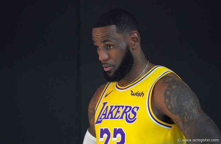 LeBron talks more than basketball as Lakers return to practice court