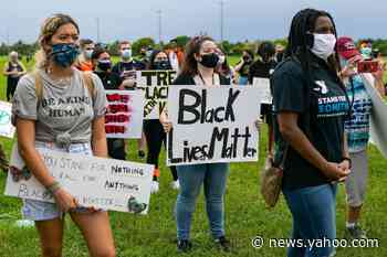 In Parkland, one side of the street chanted ‘Black Lives Matter.’ The other, ‘U.S.A.’