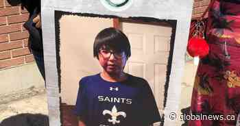 Smudge walk held to honour slain Saskatoon teenager, raise awareness of violence