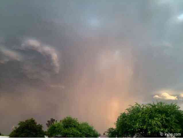 Dust storm and severe weather hit Tucson Saturday Evening