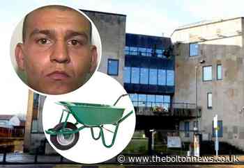 Burglar made off with £7,000 of loot in victim's wheelbarrow