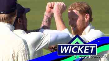 England v West Indies: Ben Stokes removes Jason Holder
