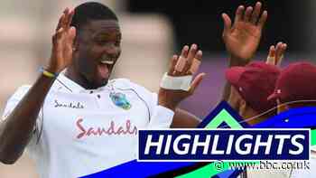 England v West Indies highlights: Windies take control as Jason Holder shines