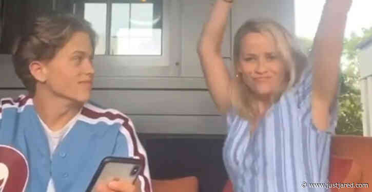 Reese Witherspoon Embarrasses Son Deacon Phillippe While Celebrating His Debut Song - Watch!