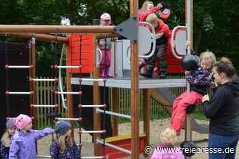 Kinder in Brunn freuen sich über neuen Spielplatz - Freie Presse