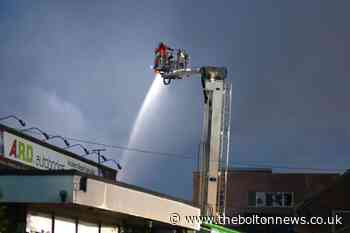 Crews from Bolton help tackle large scale fire at industrial unit