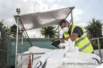 Asbest wordt na reservatie naar recyclageparken gebracht