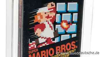 "Super Mario Bros."-Videospiel für Rekordsumme versteigert - Süddeutsche Zeitung