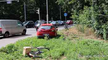 Wieder Unfall mit Fahrradfahrern in Leipzig - MDR