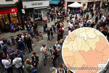 Map reveals potential coronavirus hotspots in south London