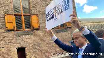 Geert Wilders demonstreert in zijn eentje op het Binnenhof: 'Geen cent naar Italië!' - Hartvannederland.nl