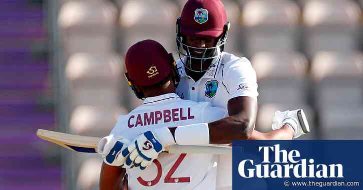 West Indies hold on for famous win over England after dramatic first Test