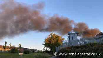 Warning to residents as firefighters attend large fire in Golborne - St Helens Star