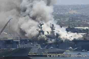 18 injured after explosion and fire on US navy ship - St Helens Star
